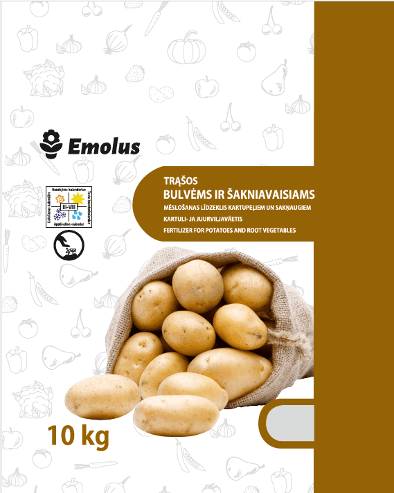 Trąšos bulvėms 10kg Vilnius Trakai